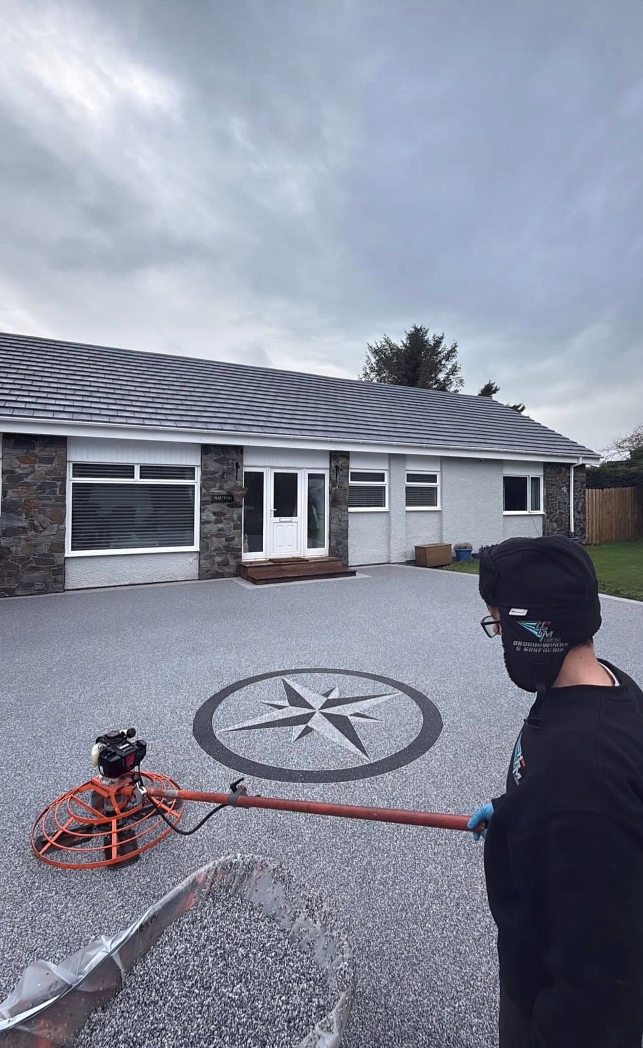 Premium resin bound driveway surfacing Isle of Man