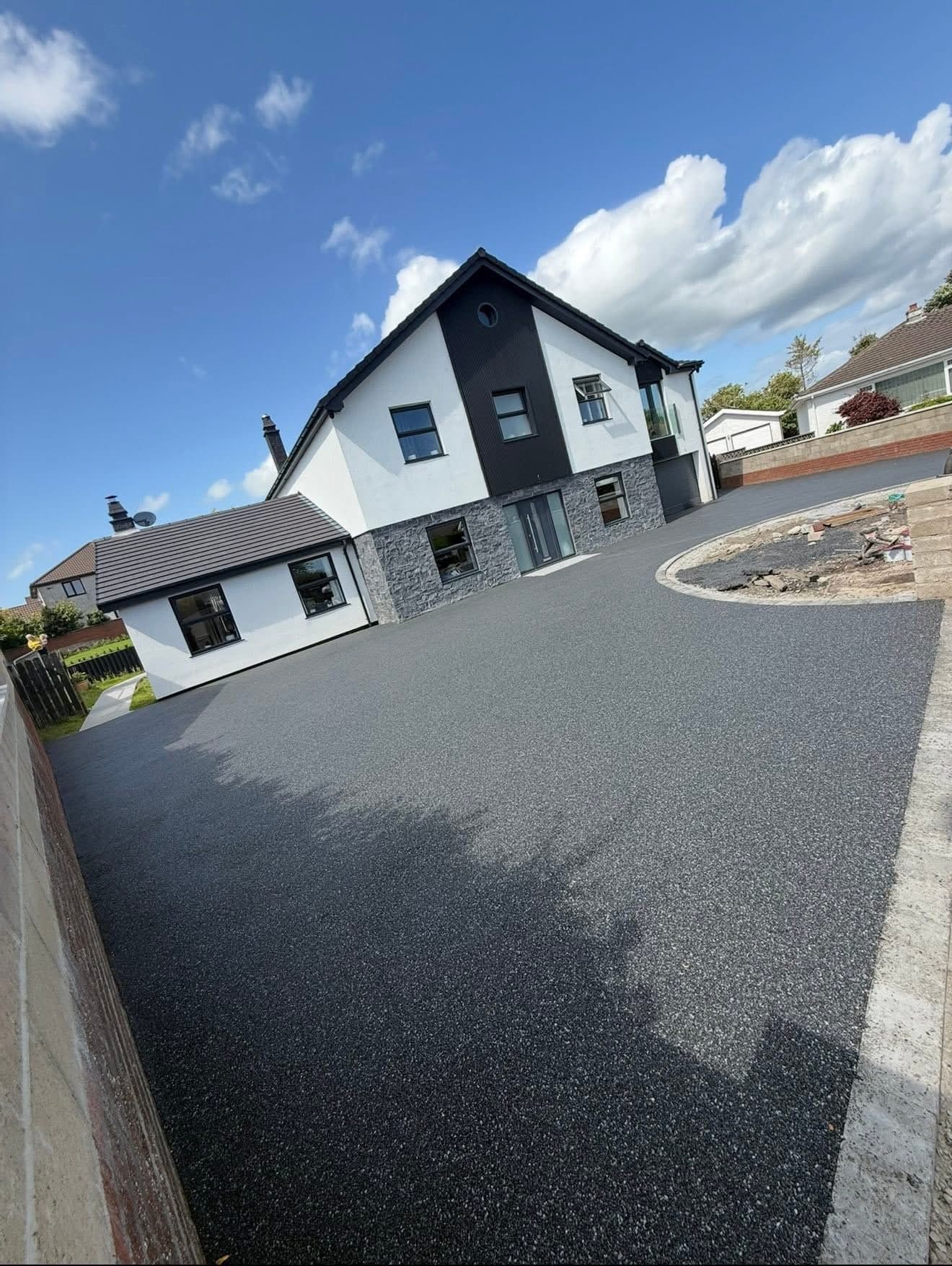 Winter driveway maintenance